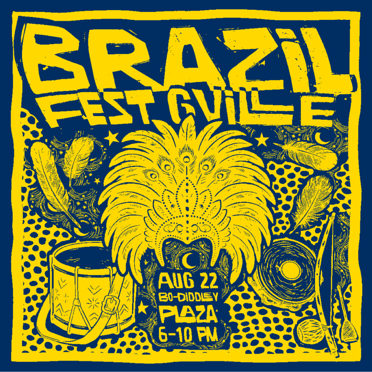 Poster for Celebrate the Sights, Sounds and Flavors of Brazil
