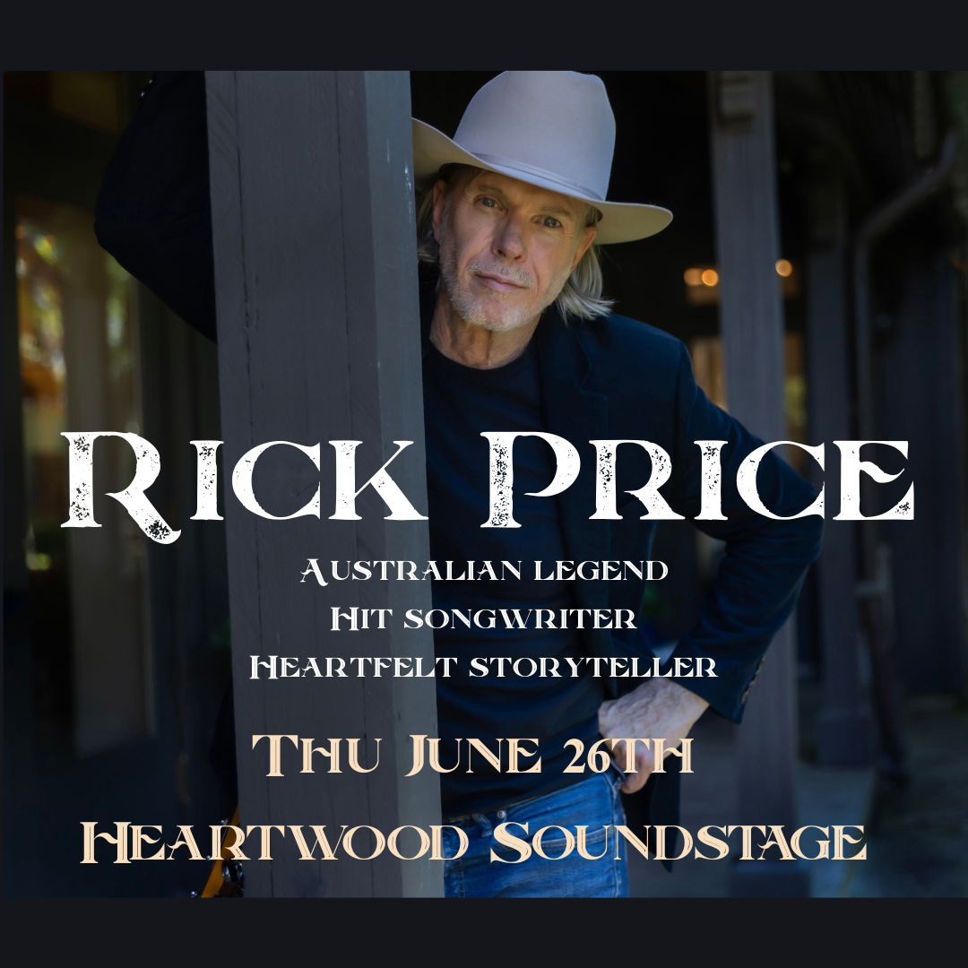 music flyer with photo of rick price