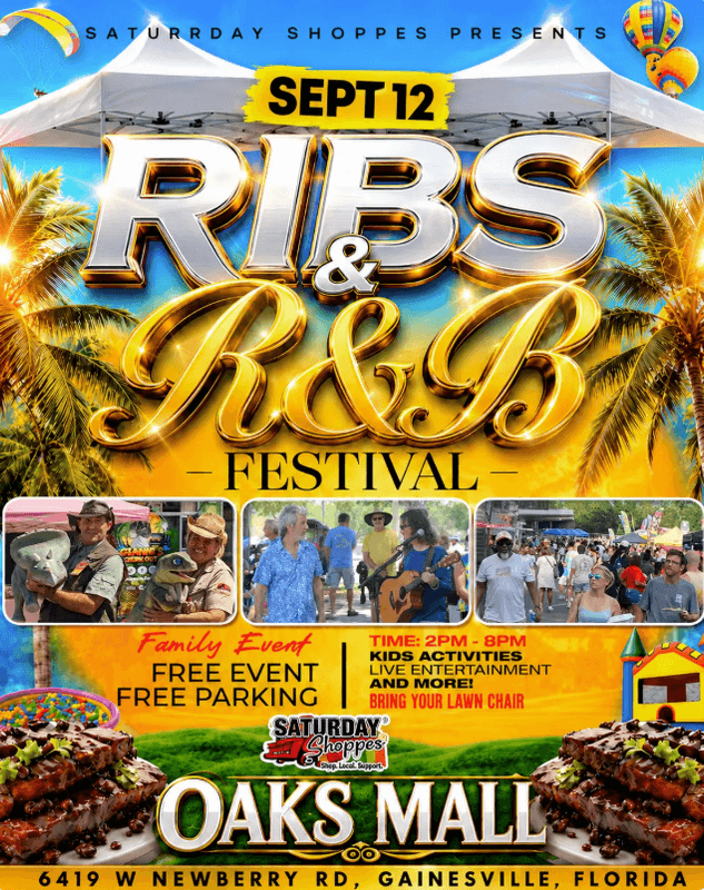 Poster for Savor Barbecue and Live R&B at Ribs & R&B Festival