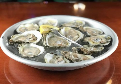 Oysters on half shell