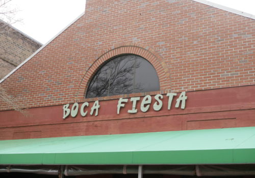 Outdoor sign at Boca Fiesta