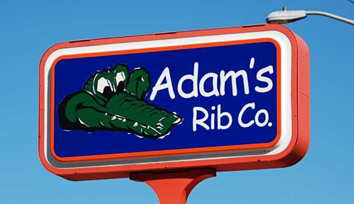 Adams Rib Co Logo and Sign