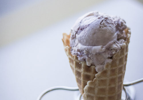 ice cream waffle cone