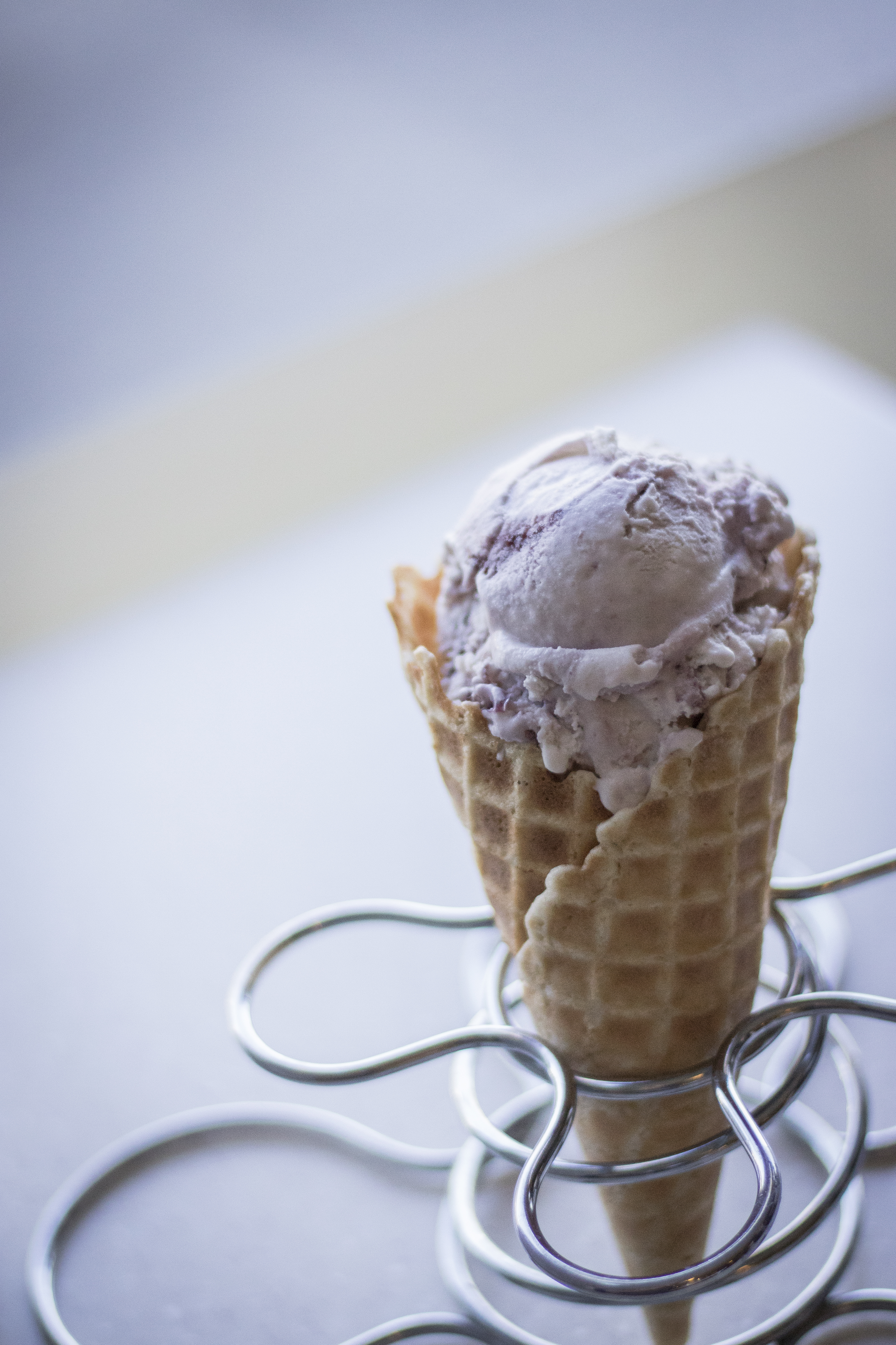 ice cream waffle cone