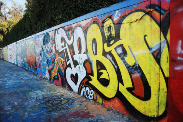 Gainesville graffiti wall