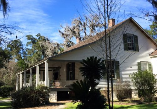 Side view of Haile Homestead