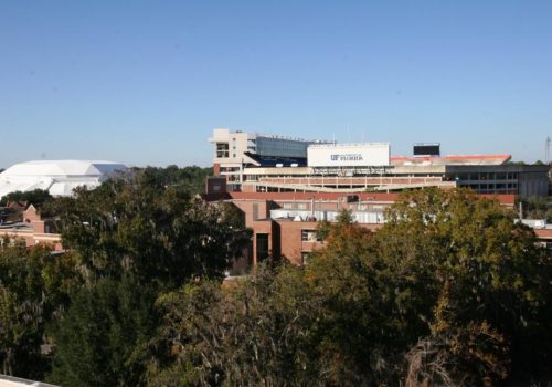 View from Reitz Union Hotel