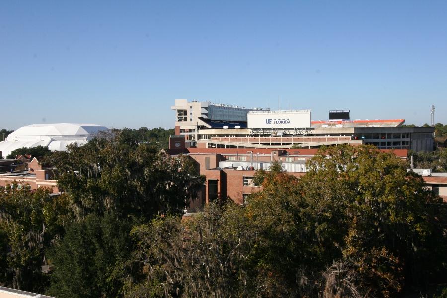 View from Reitz Union Hotel