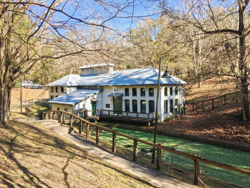 Boulware Springs Park historic waterworks building
