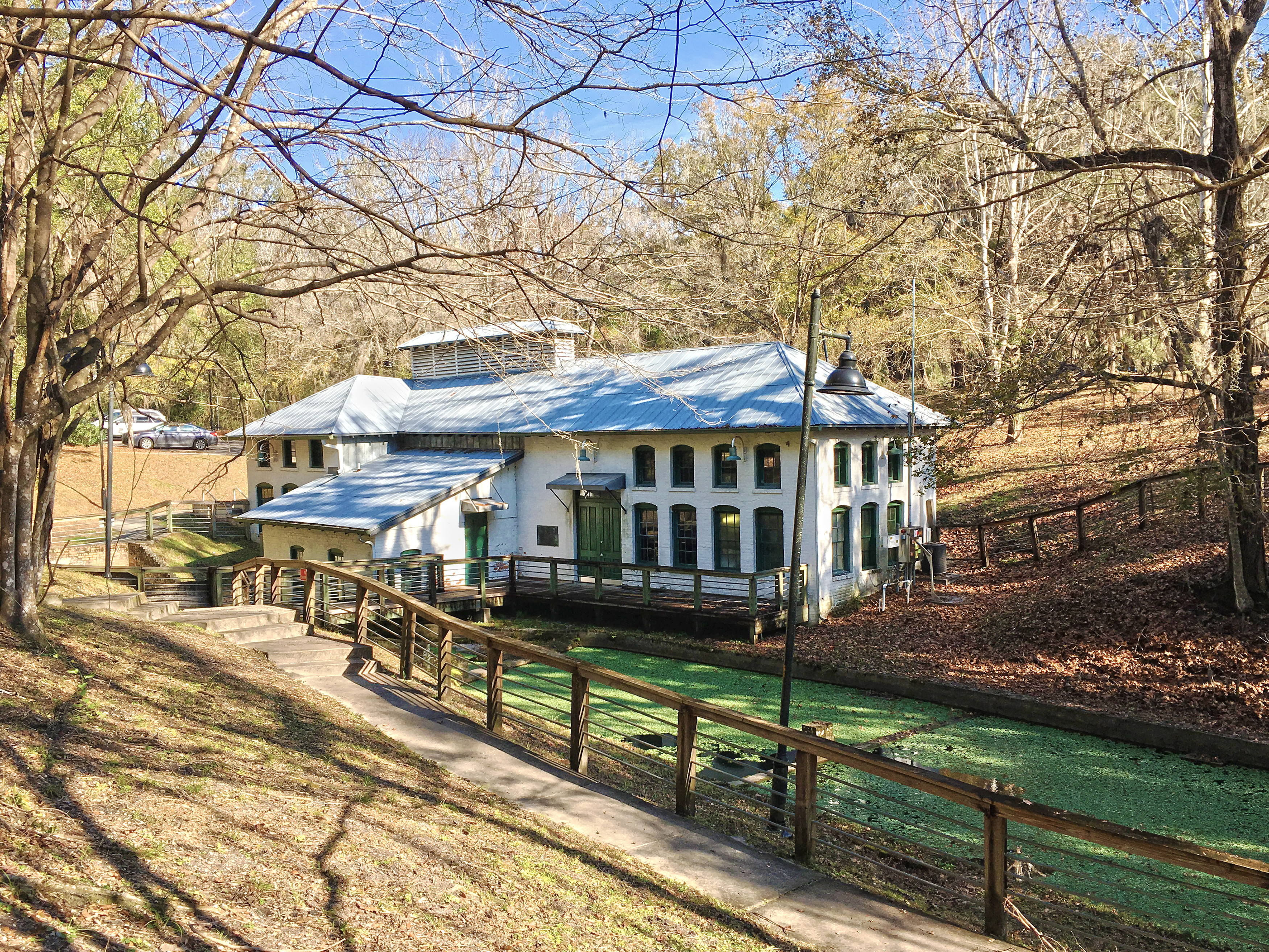 Boulware Springs Park historic waterworks building