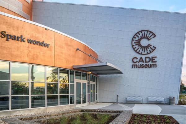 The Cade Museum entrance