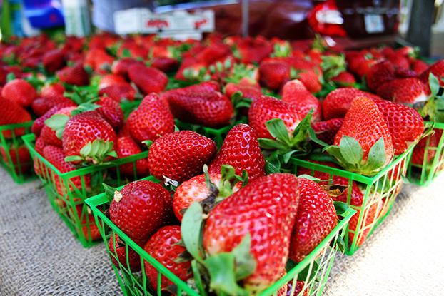 fresh strawberries