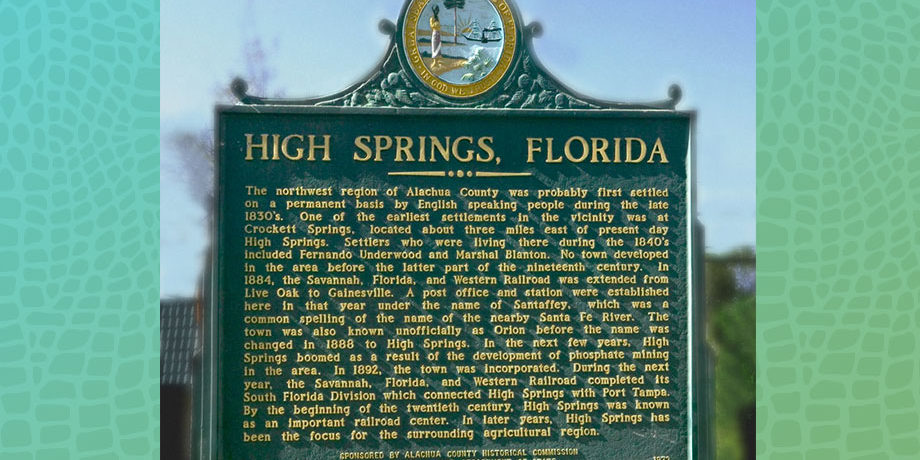 High Springs - Visit Gainesville Alachua County, FL