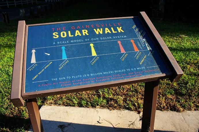 Solar Walk sign
