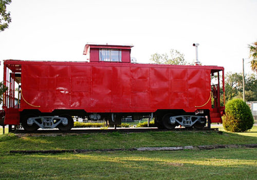 Waldo Old Red Caboose