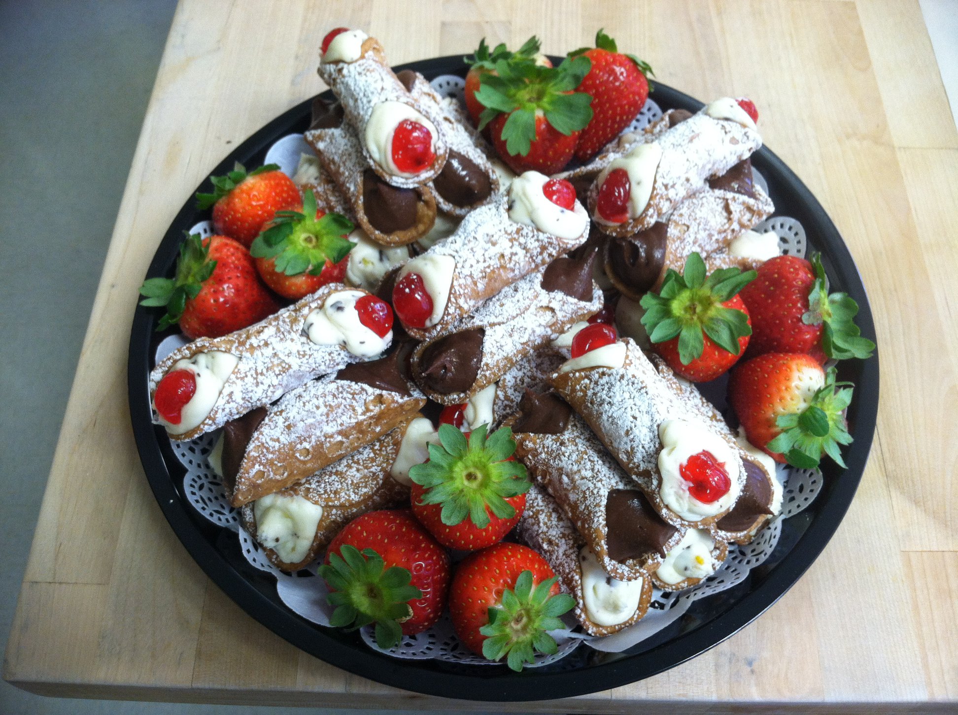 Sweet treats and strawberries