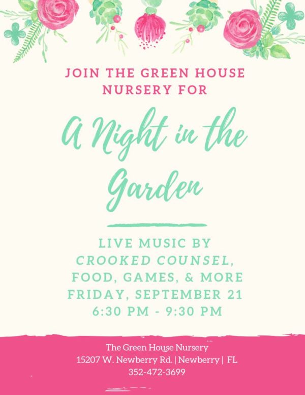 A Night In The Garden Visit Gainesville A Night In The Garden