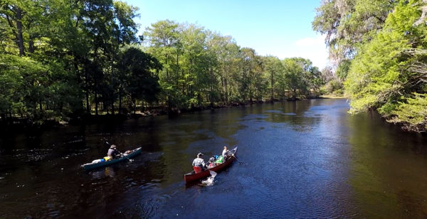 Paddling on the Santa Fe River