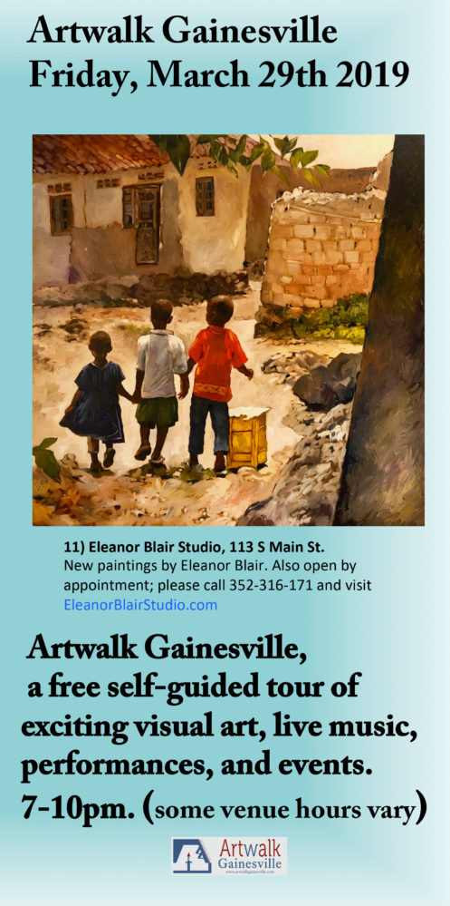 Artwalk Gainesville March 29