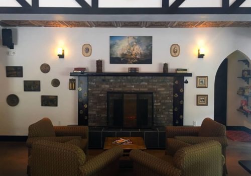 Blackadder Brewing Company Fireplace