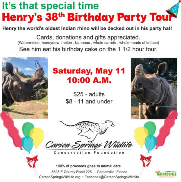 Henrys birthday at Carson Springs