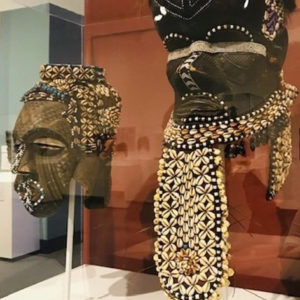 African masks at the Harn Museum of Art