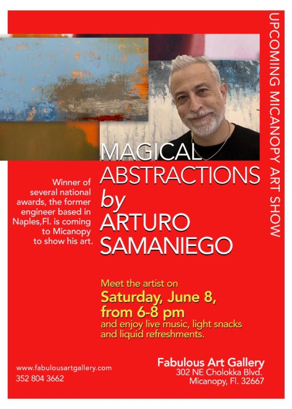 Magical Abstractions artist reception at Fabulous Art Gallery