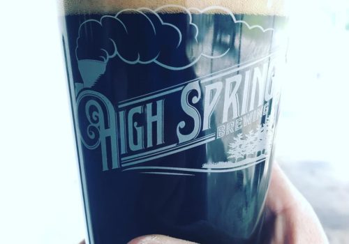 High Springs Brewing Co Pint Glass