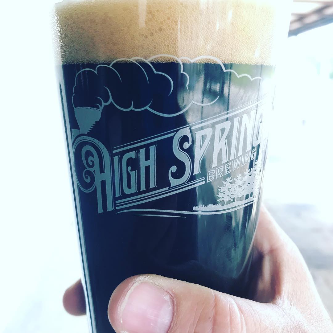 High Springs Brewing Co Pint Glass