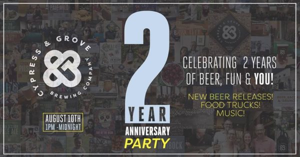 Cypress and Grove 2 Year Anniversary Party