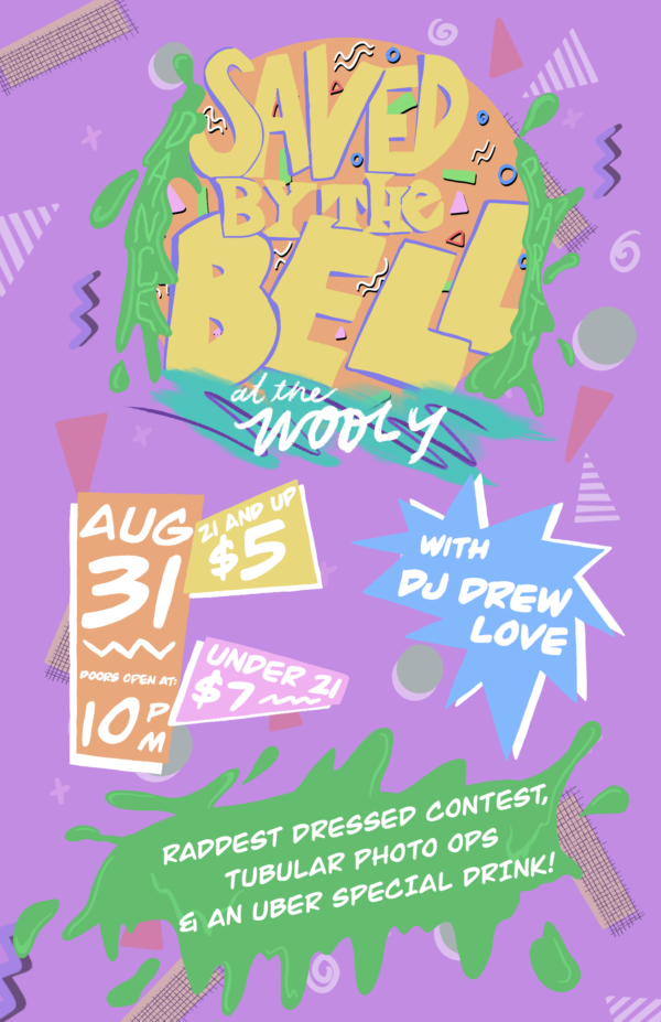 Saved By The Bell Dance Party Poster