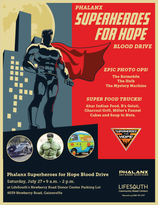 Superheroes for Hope poster