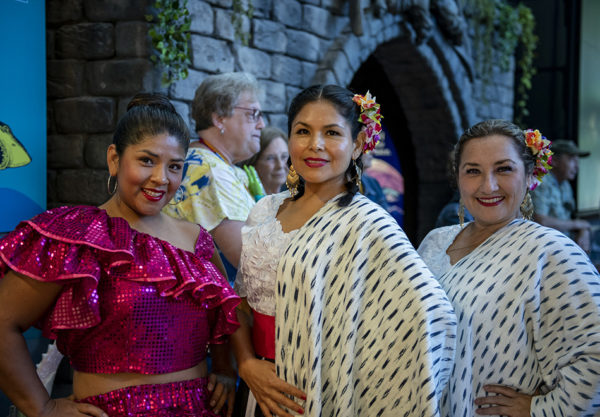 Women portraying latin culture