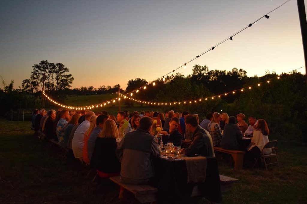 Farm Dinner at Swallowtail Farm