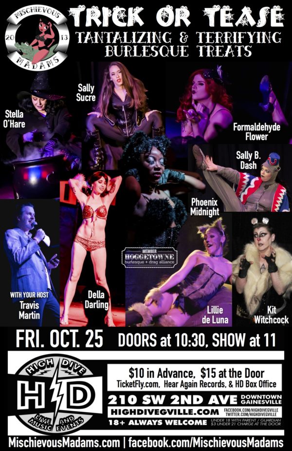 Trick or Tease! Oct 25, 2019!