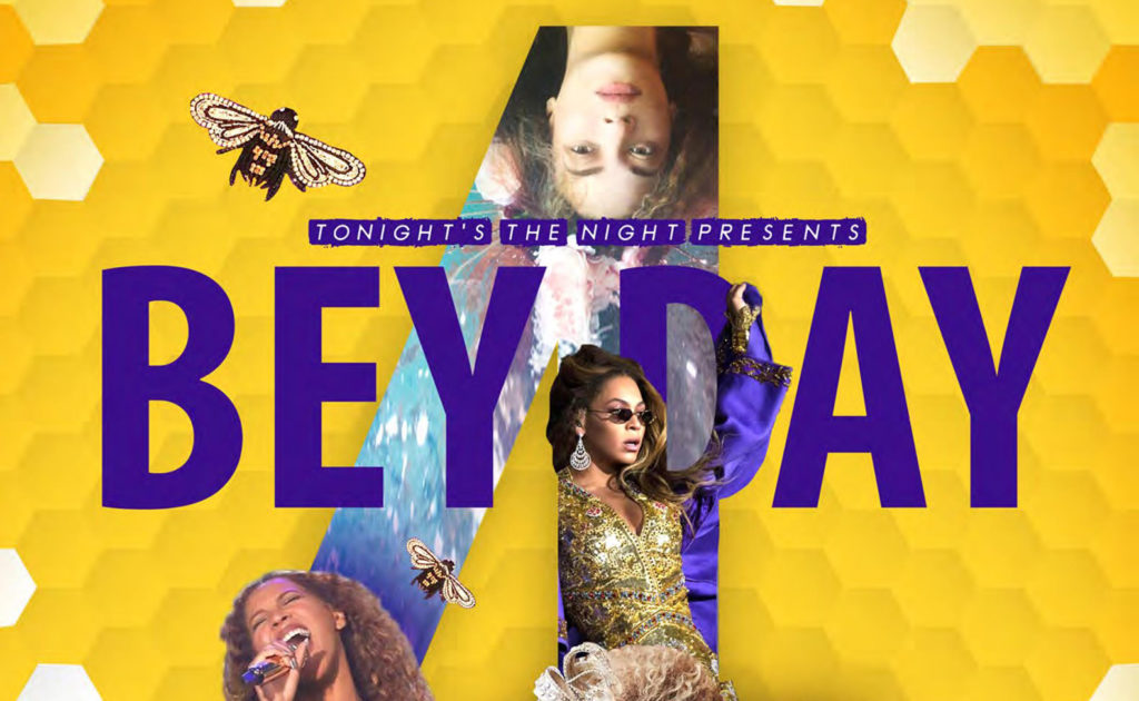 Beyday 4 with honeycomb, bees, and beyonce photos