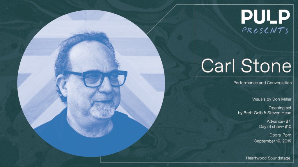 Carl Stone presented by Pulp Arts