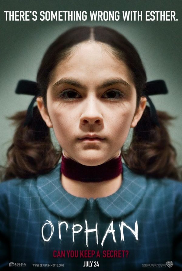 Movie poster for Orchan. There's Something Wrong With Esther. Can You Keep a Secret?