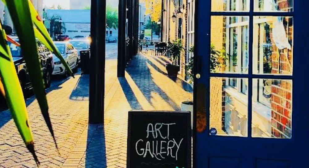 Entrance to Somewhere Along The Way Art Gallery