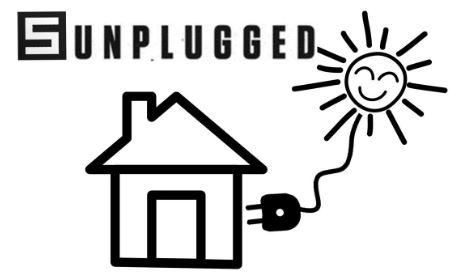 Graphic of the Sun plugging into a home