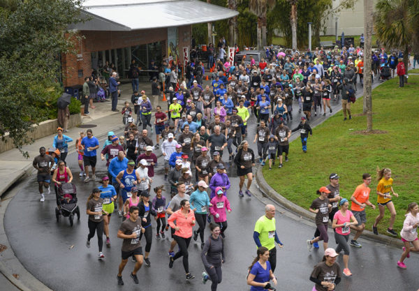 5k in front of the Florida Museum