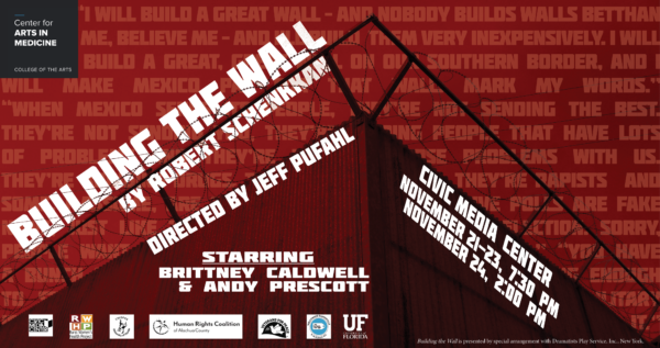Illustration of wall with barbed wire. Building the Wall by Robert Schenkkam, directed by Jeff Pufahl