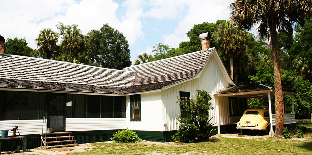 The historic home of Marjorie Kinnan Rawlings