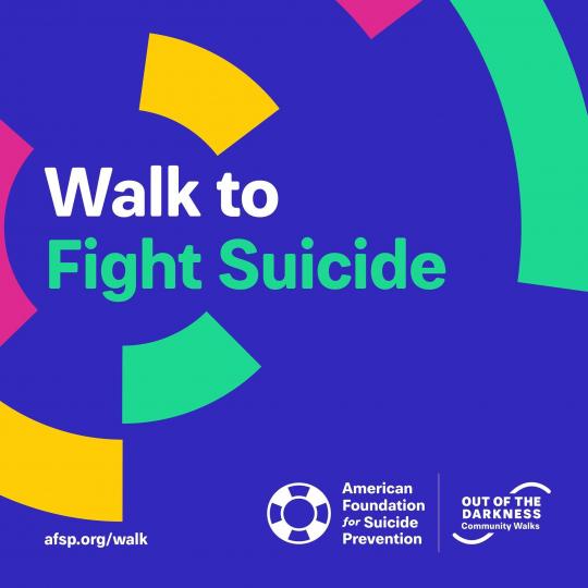 Image logo for Out of the Darkness Walk for Suicide Prevention