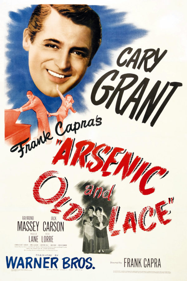Classic movie poster for Frank Capra's Arsenic and Old Lace