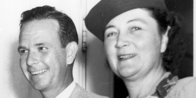 Historic photo of Marjorie Kinnan Rawlings and Norton S Baskin
