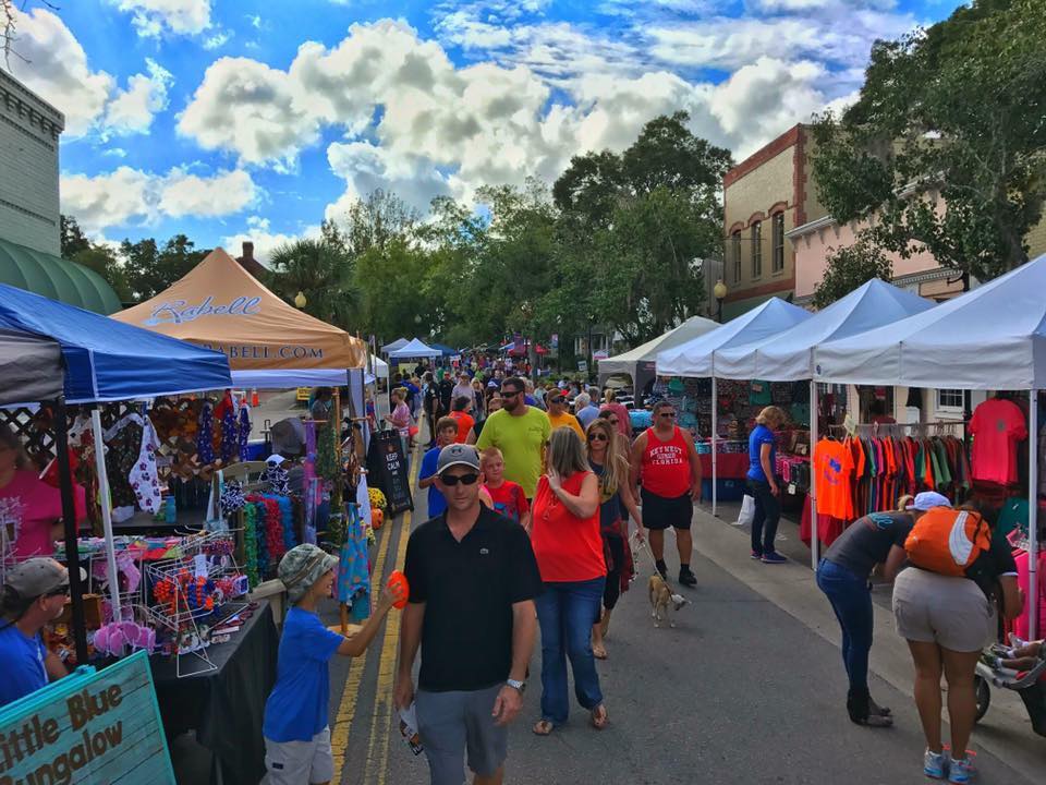 Crowd at the Alachua Fall Festival