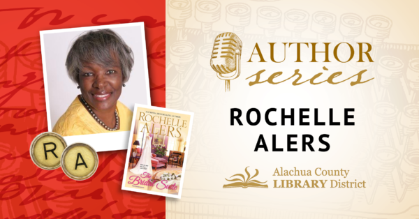 Photo of author Rochelle Alers and her new novel.