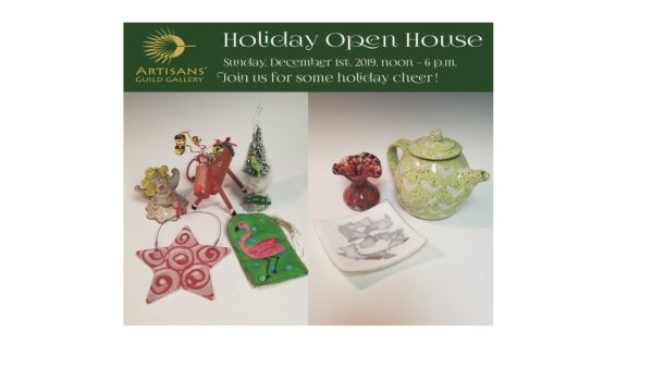 Fine art and holiday gifts. Holiday Open House at Artisans Guild Gallery