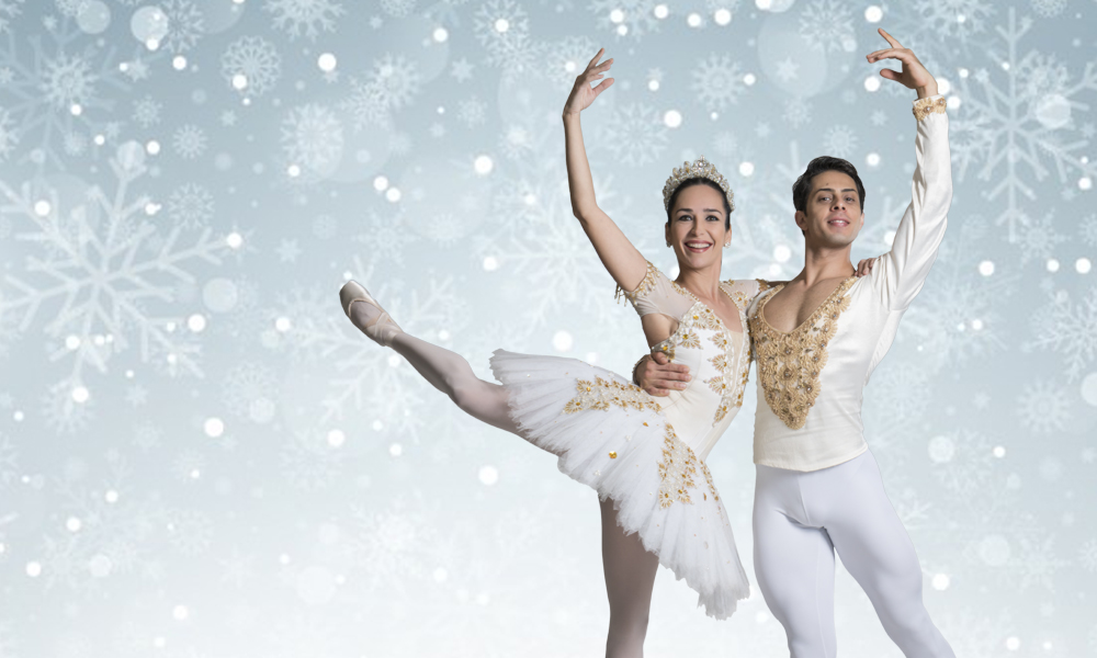 Ballet dancers in costume for The Nutcracker
